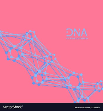 Scientific genetic engineering and biotechnology vector image