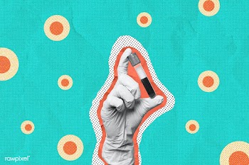 Scientist hand holding a blood test tube on a green background | Free  illustration - 2316040