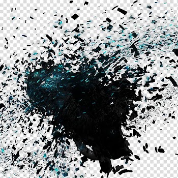 SciFi Render , black and blue abstract art illustration transparent background PNG clipart