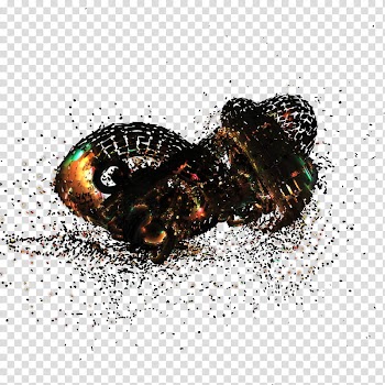 SciFi Render , black and green abstract illustration transparent background PNG clipart