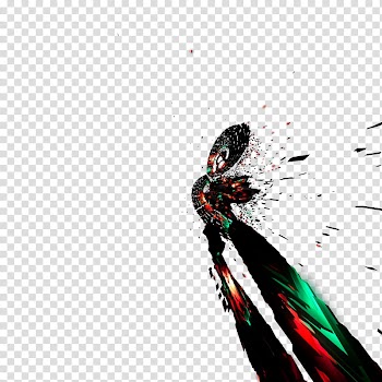SciFi Render , black and green abstract transparent background PNG clipart