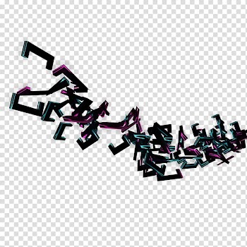 SciFi Render , black and pink abstract icon transparent background PNG clipart