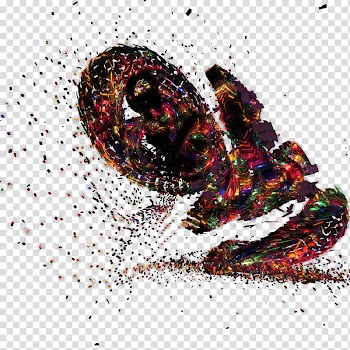 SciFi Render , multicolored abstract logo transparent background PNG clipart
