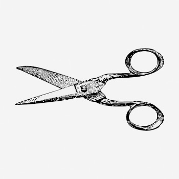 Scissors clipart, tool vintage illustration | Free Vector - rawpixel