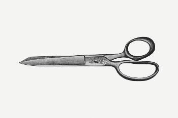 Scissors clipart, vintage illustration psd. | Free PSD Illustration - rawpixel
