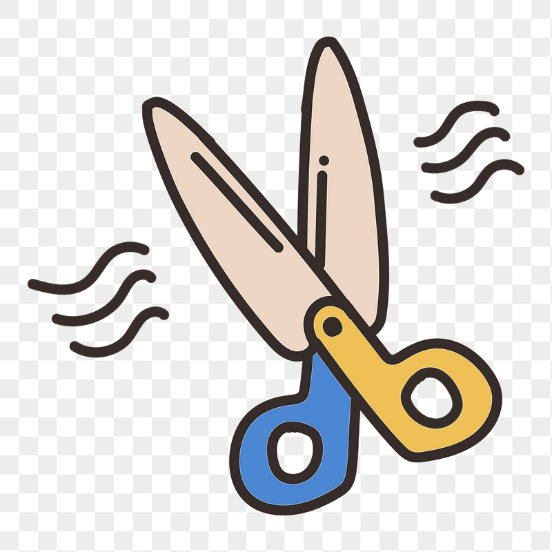 Scissors doodle png sticker, transparent | Free PNG - rawpixel