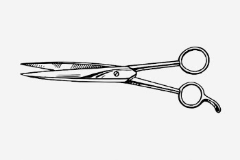 Scissors drawing, vintage object illustration. | Free Photo - rawpixel