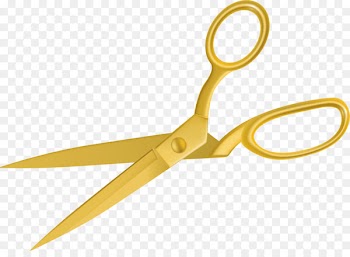 Scissors Euclidean vector - A golden scissors 