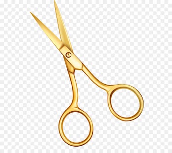 Scissors Icon - Golden Scissors 