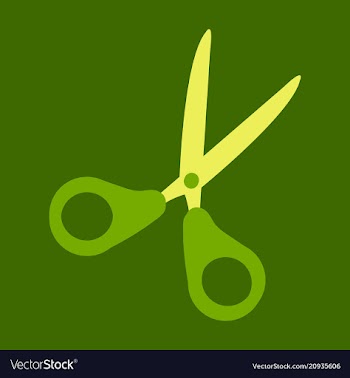 Scissors icon web design element vector image
