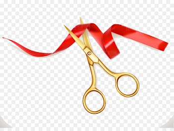 Scissors Ribbon Opening ceremony Cutting - Scissors cut the ribbon festivals 
