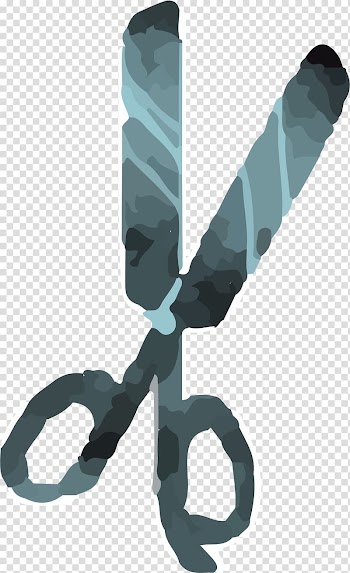 Scissors Watercolor painting, Watercolor Scissors transparent background PNG clipart