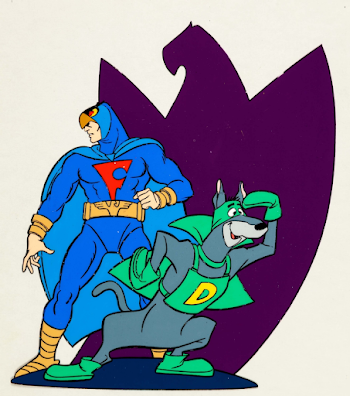 Scooby-Doo/Dynomutt Hour Blue Falcon and Dynomutt Color Model Cel ...