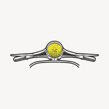 Scooter headlight clipart, vehicle illustration. | Free Photo - rawpixel