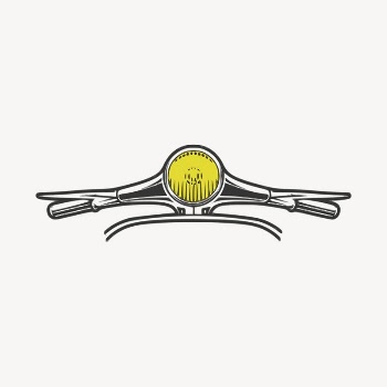 Scooter headlight sticker, vehicle illustration | Free PSD - rawpixel