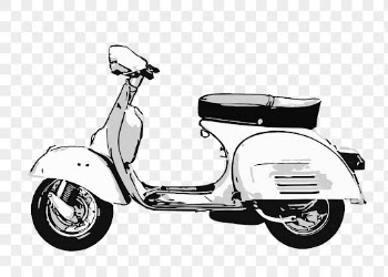 Scooter motorcycle png sticker, vehicle | Free PNG - rawpixel