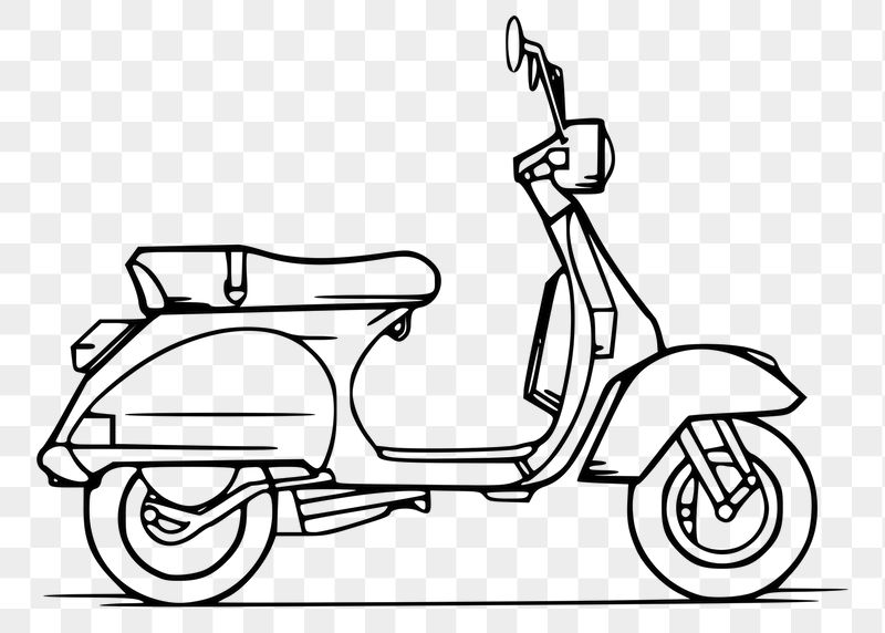 Scooter motorcycle png sticker, vehicle | Free PNG - rawpixel
