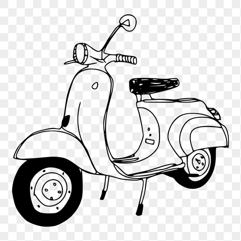 Scooter motorcycle png sticker, vehicle | Free PNG - rawpixel