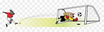 Scoring A Soccer Goal Clipart