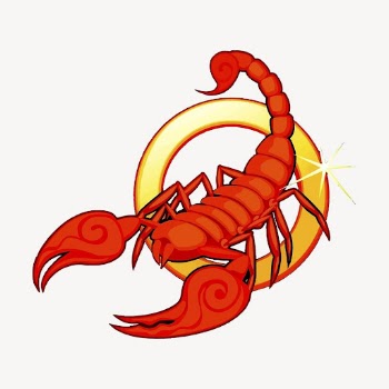 Scorpio symbol clipart, astrology sign | Free PSD - rawpixel