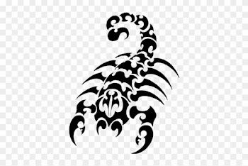 Scorpions Tribal Tattoos Png Transparent Images Png - Tribal Scorpio Tattoo Designs
