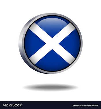 scotland flag button