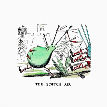 Scottish bag pipe vintage artwork | Free stock vector - 572749