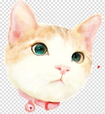 Scottish Fold Russian Blue National Cat Day Illustration, Hand painted watercolor cartoon cute cat transparent background PNG clipart