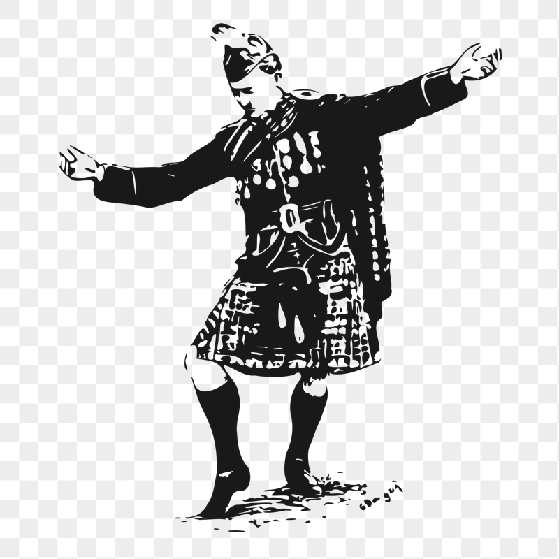 Scottish highlander png sticker illustration, | Free PNG - rawpixel