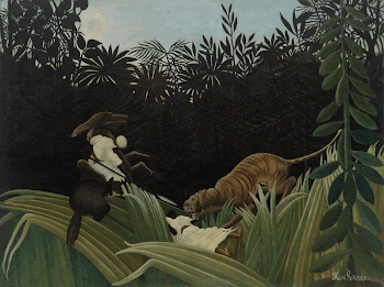Scouts Attacked by a Tiger | Free Photo - rawpixel
