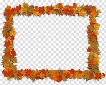 Scrap, brown and orange frame transparent background PNG clipart