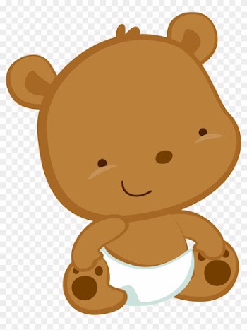 Scrap, Cold Porcelain, Baby Boy, Biscuit, Tube, Owl, - Cute Baby Bear Png