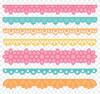 Scrapbook Borders Clipart - Cute Border Design For Scrapbook