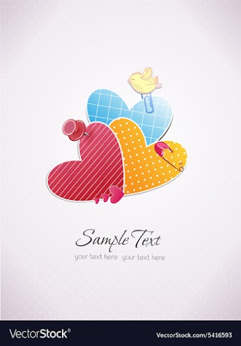 Scrapbook elements vector image