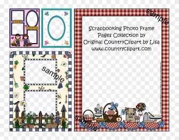 Scrapbook Photo Frame Pages Clipart Collection Samples - Cooking Frames Png
