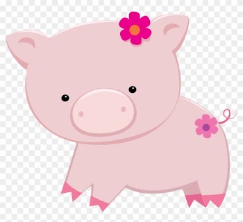 Scrapbooking Ideas - Girl Pig Clipart