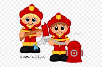 Scrapbooking Paper Clip art Firefighter Cardmaking - cuddly border 