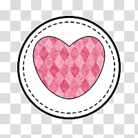 Scrapbooking pink and blue, pink and white heart transparent background PNG clipart