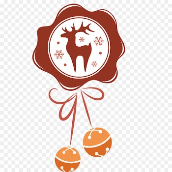 Scrapbooking Rubber stamp Christmas Craft Polyvinyl chloride - Elk bells 