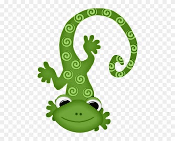 Scrapkit Cute Bugs And Co - Cute Green Lizard Clipart