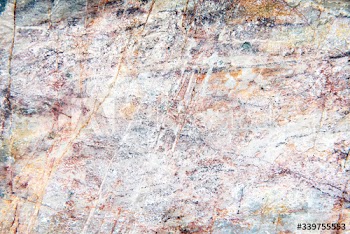 Scratched concrete wall