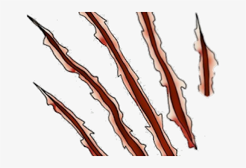 Scratches Clipart Transparent Background - Claw Marks Monster ...