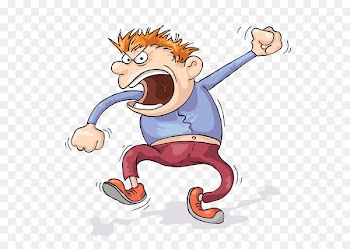 Screaming Anger Cartoon Clip art - Angry man 