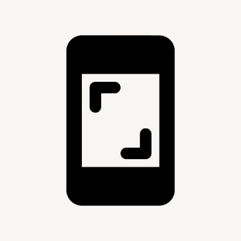 Screenshot, device icon, round style | Free Icons - rawpixel