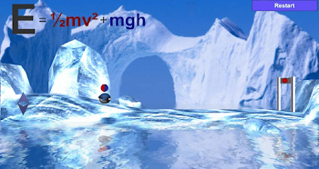 Screenshots of the first and simplest level in Potential Penguin ...
