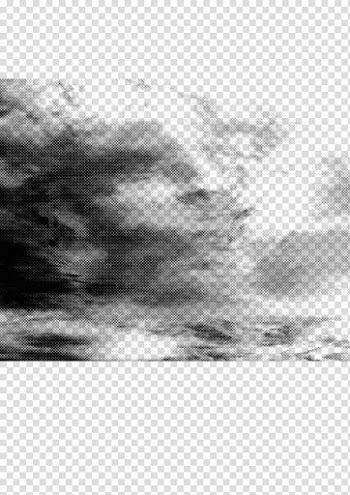 Screentone , black and white abstract painting transparent background PNG clipart