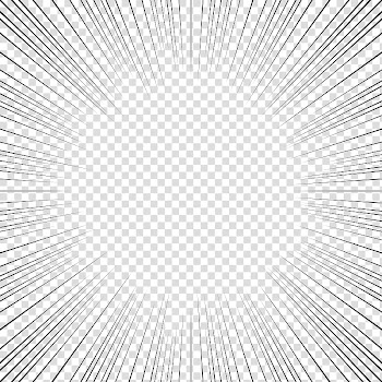 Screentones action lines , black and white abstract painting transparent background PNG clipart