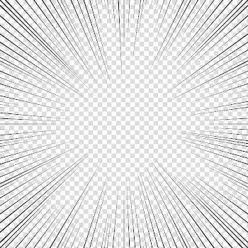Screentones action lines , black and white abstract painting transparent background PNG clipart