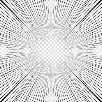 Screentones action lines, black and white illusion background transparent background PNG clipart