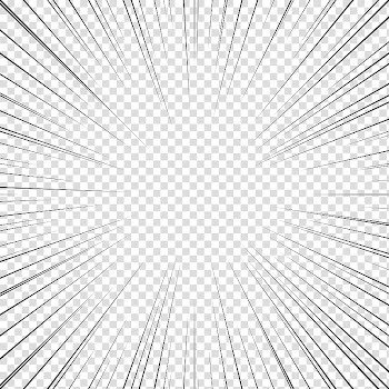 Screentones action lines , black drawing illustration transparent background PNG clipart